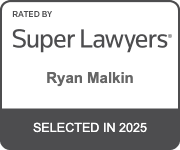 Rated by Super Lawyers | Ryan Malkin | Selected in 2025